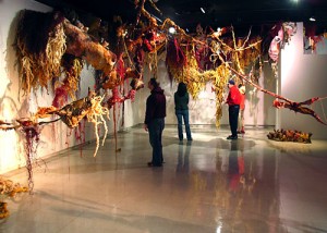 Elissa Cox - Erratic Swellings installation at Ohio University in 2007. She will be visiting WKU on Thursday, April 3rd.