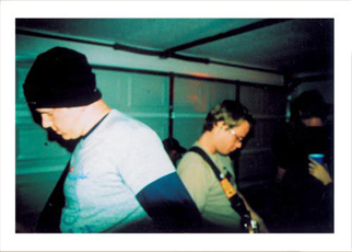 Kings of New England playing a show in a local garage Kings of New England