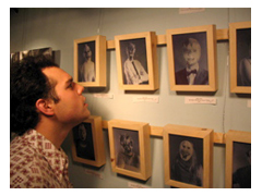 Looking at photos