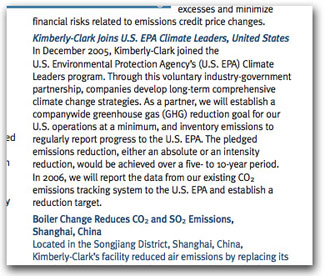 Kimberly-Clark EPA Collaboration