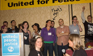 Youth contingent at UFPJ conference